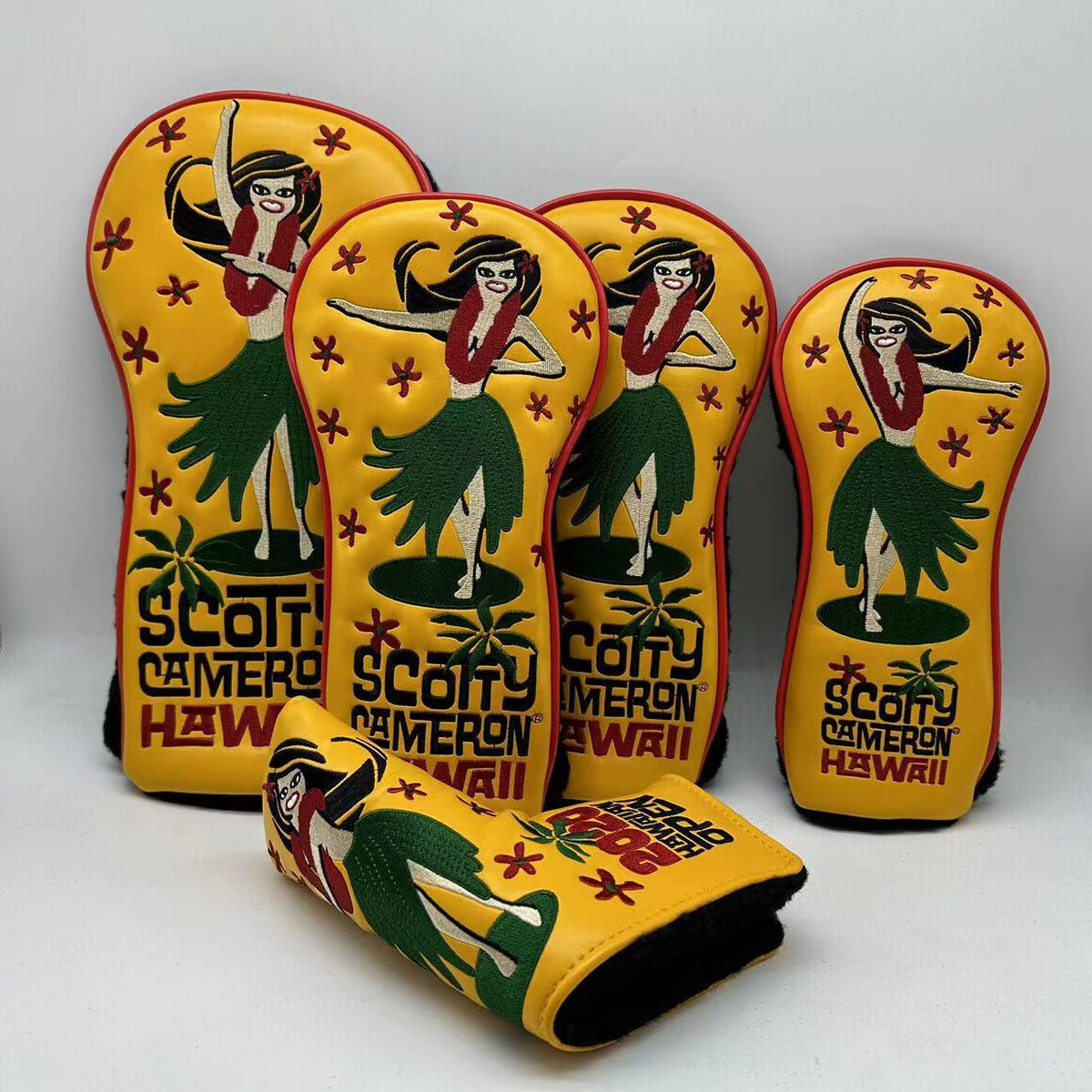 Putter Headcover 2020 Hawaiian Open Hula girl (5 Set)