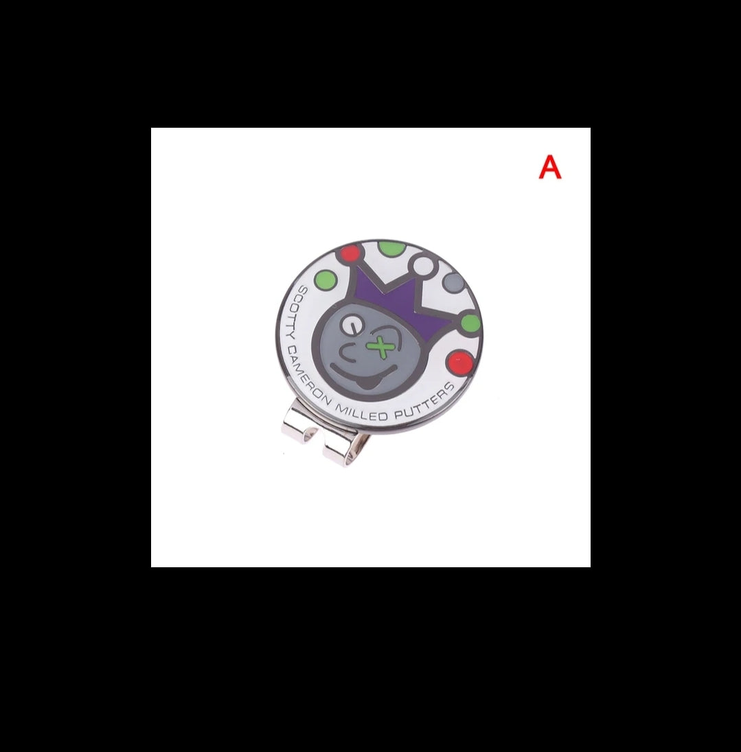 Magnetic Cartoon Golf Hat Clip