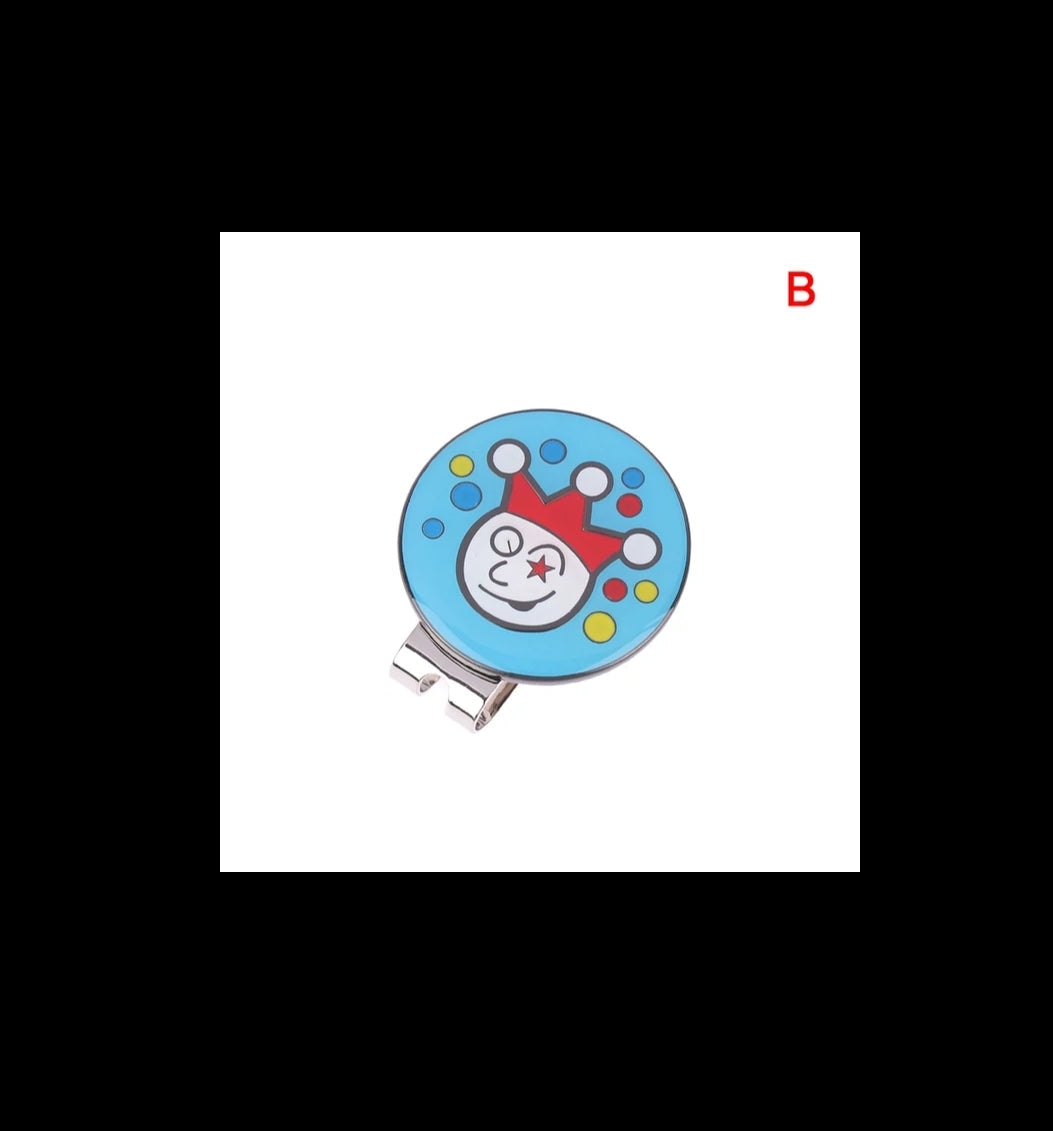 Magnetic Cartoon Golf Hat Clip
